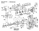 Bosch 0 603 148 703 Csb 800-2 Rle Percussion Drill 220 V / Eu Spare Parts